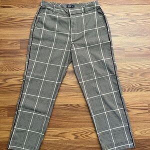 Abercrombie & Fitch High-Rise Ankle Flare Pants - Tan, Brown/Black, and Burgundy